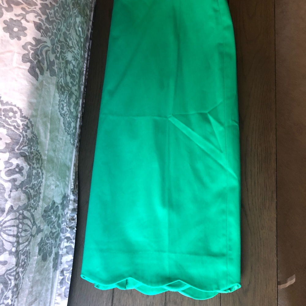 Scalloped Hem JCrew Pencil Skirt